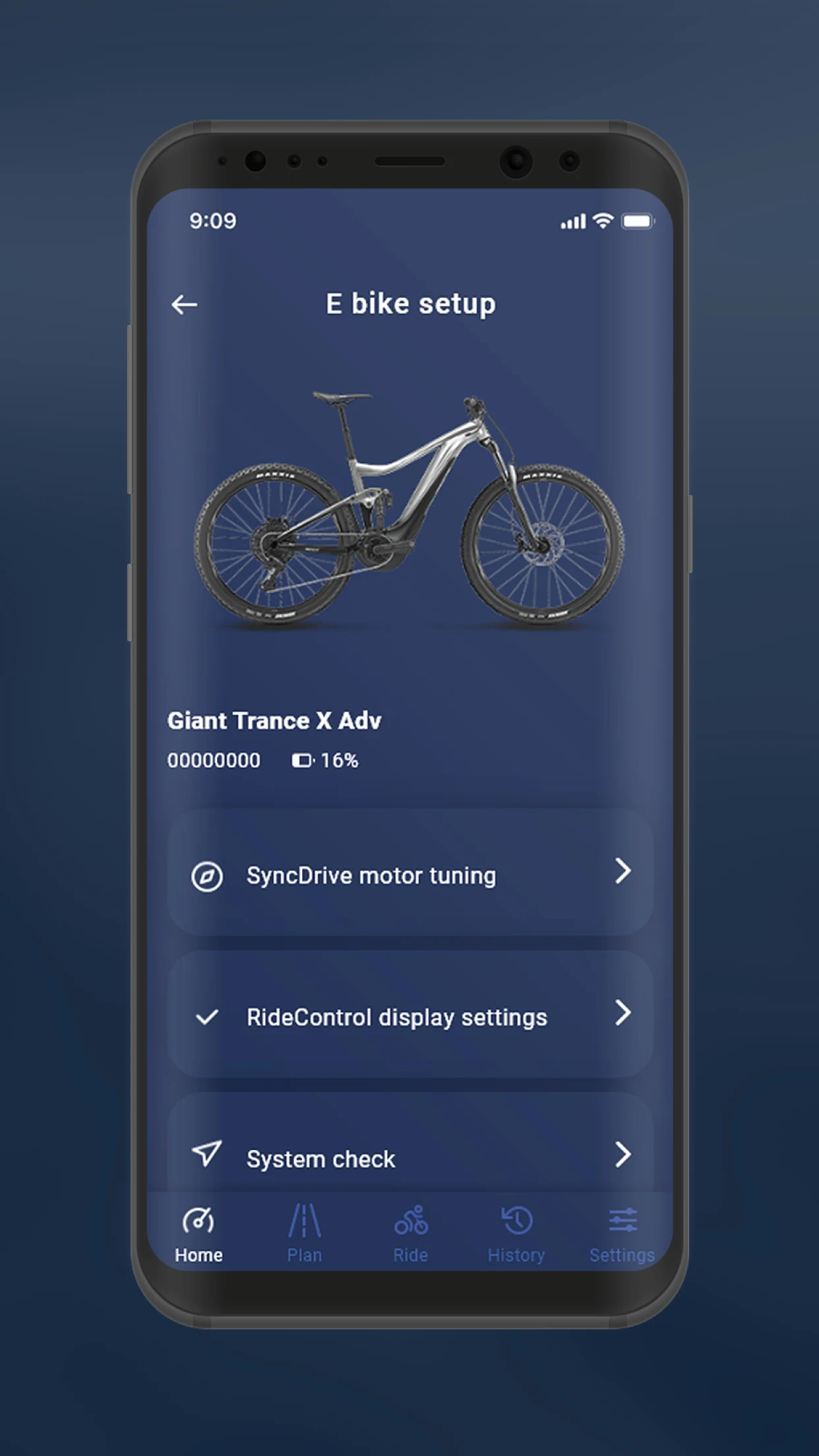 RideControl App screenshot