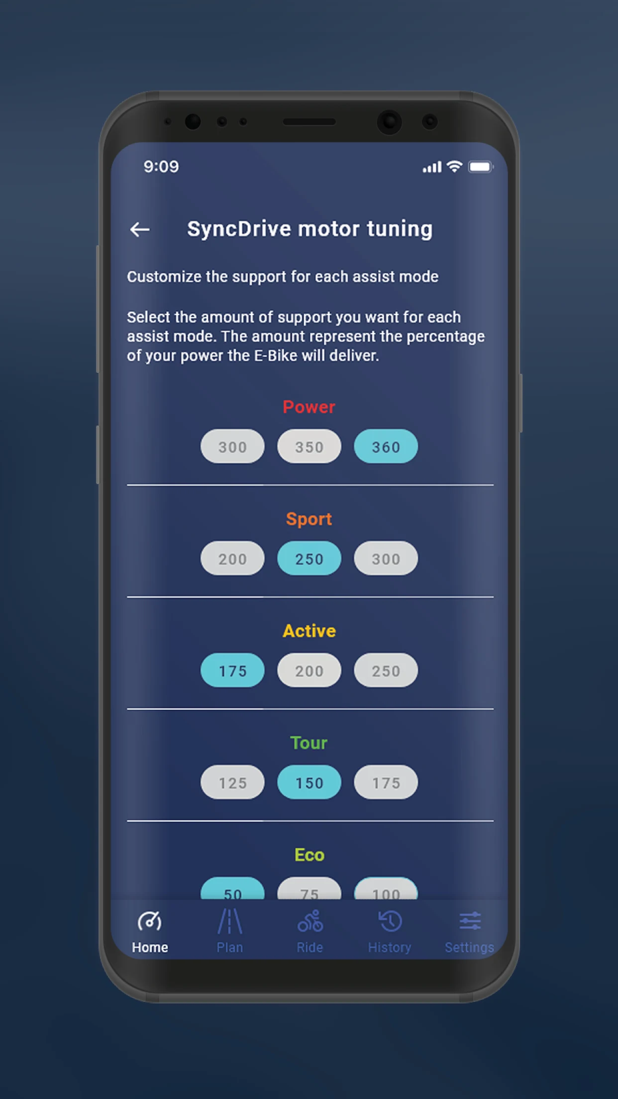 RideControl App screenshot