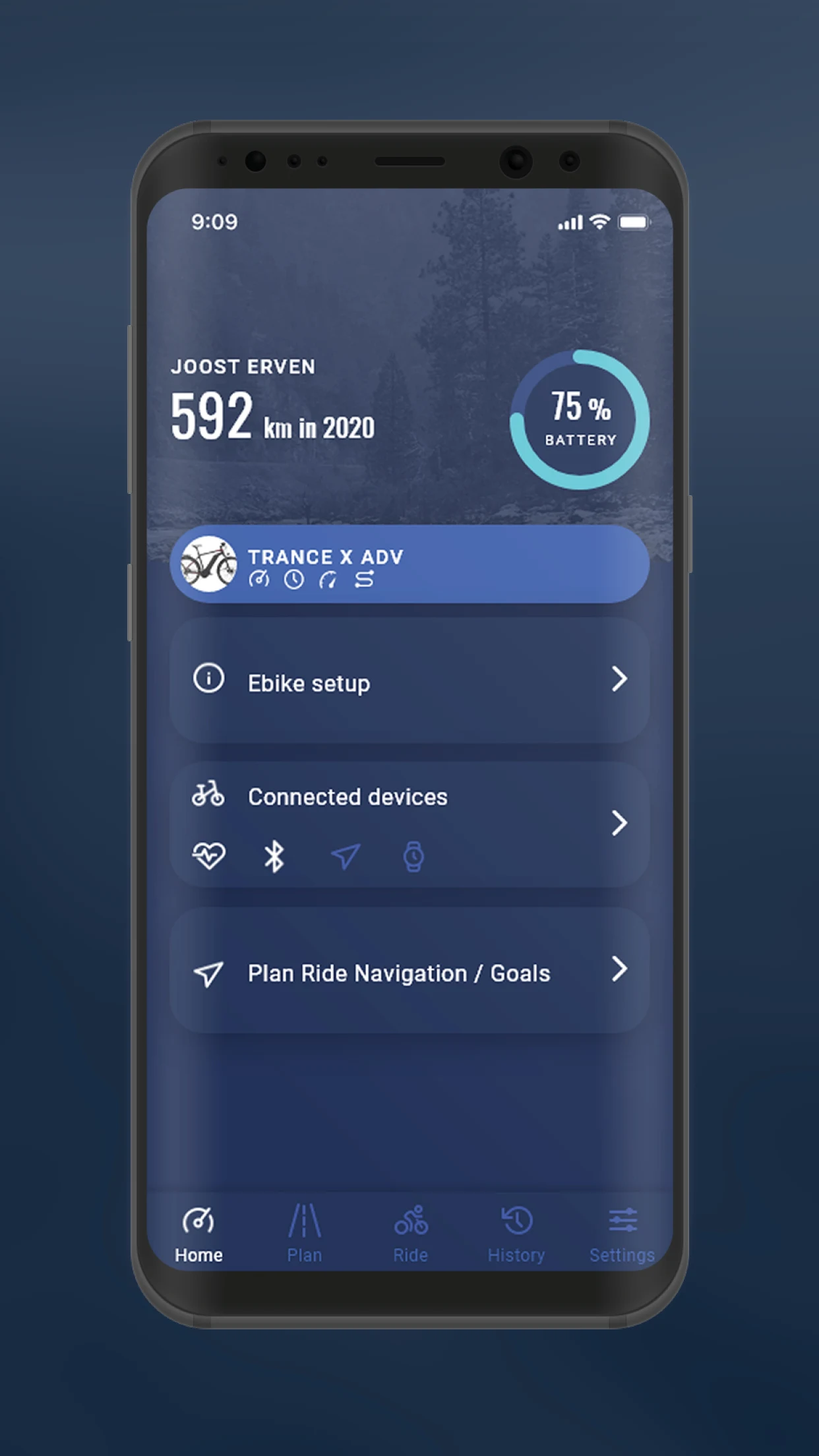 RideControl App screenshot